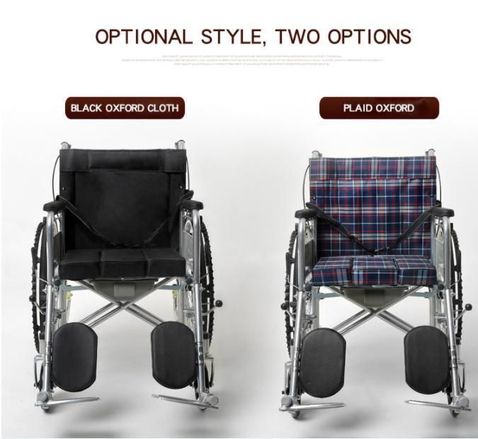 Simple Portable Folding Hand Push Adult Disabled Elderly Manual Portable Wheelchair for Sale Price