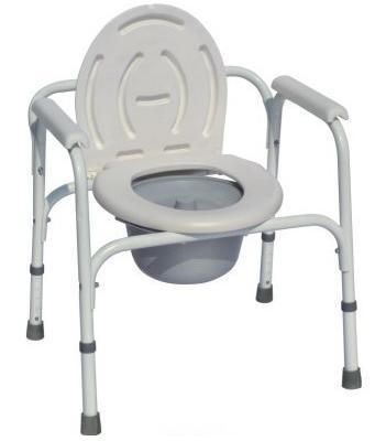 Adjustable Steel Disabled Bath Toilet Shower Chair Commode