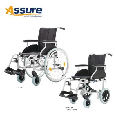 Aluminum Lightwight Wheelchair, Newest Design, Foldable Walking Aids for Disabled Wheel Chair with Seat Made in China for Sale
