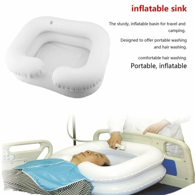 Hair Wash Basin for Inbed Patients Inflatable Hair Wash