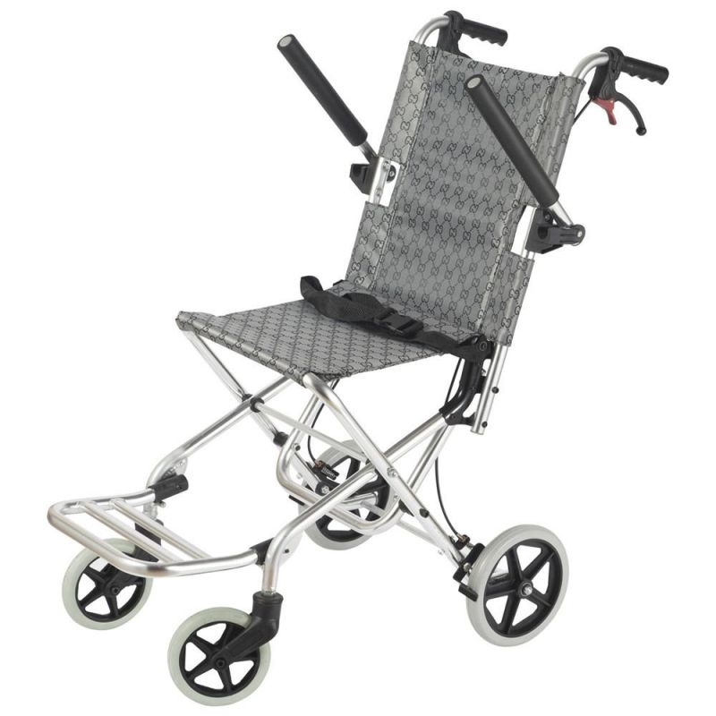 Folding Super Light Old Simple Wheelchair Aluminum Alloy