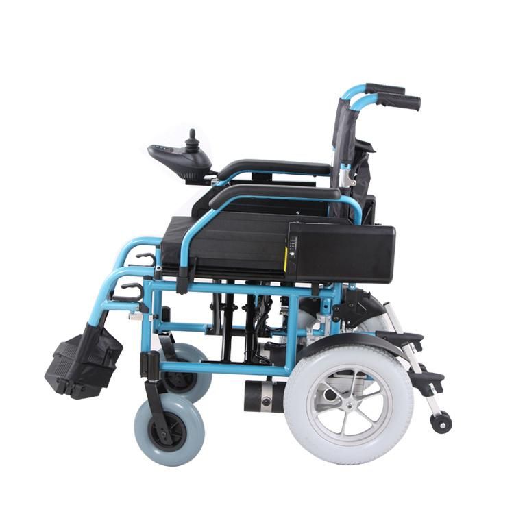 Topmedi Medical Equipment Lithium Battery Aluminum Electric Power Wheelchair