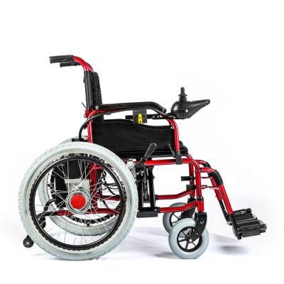 Rehabilitation Therapy Handicapped Electric Power Wheelchair for Disabled