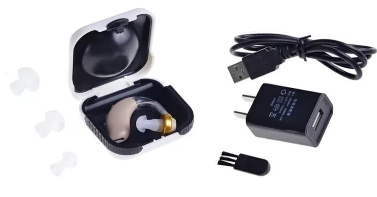Rechargeable Earsmate Hearing Aids Ear Sound Amplifier for Hearing Impaired