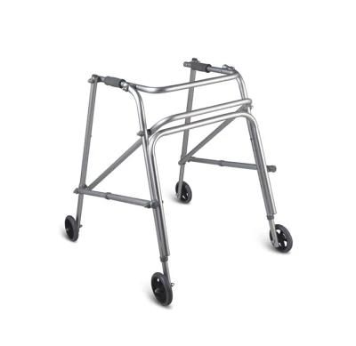 Topmedi Aluminum Folding Rollator Walker with 4 Castor