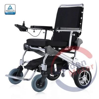 Quick Foldable 8&prime;&prime; 10&prime;&prime; 12&prime;&prime; E-Throne foldable Electric Wheelchair ,electric wheelchair with Lithium Battery