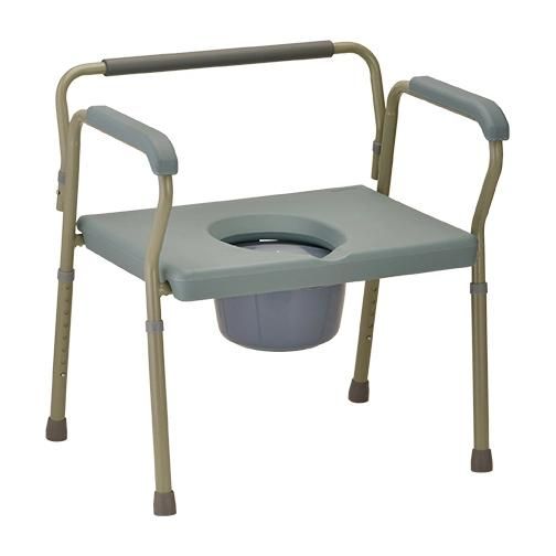 Commode Chair Heavy Duty Commode with Extra Wide Seat