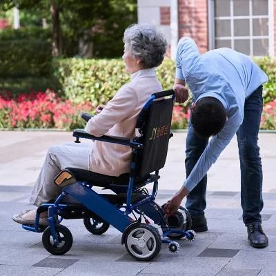 FDA Proved Lithium Battery Folding Electric Automatic Wheelchair for Elderly