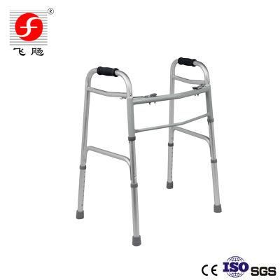 Aluminum Foldable Adult Walking Aid Rollator Walker for Handicapped