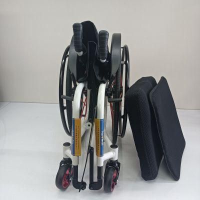 Fashion and Classical Leisure Wheelchair with Detachable Double Cushion