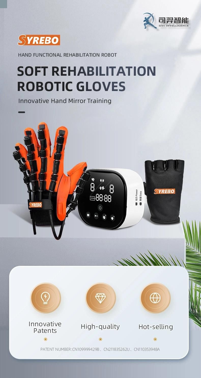 Stroke Patients Finger Recovery Hemiplegia Rehabilitation Robot Gloves