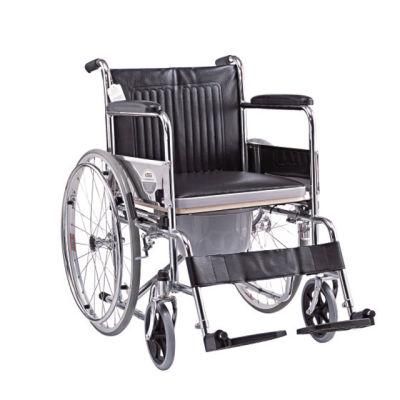High Quality Steel Wheelchair Foldable Hospital Wheel Chair