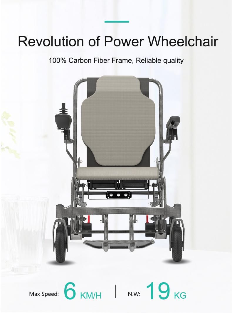 CE with Tilt and Recline Power Wheelchair and Scooter for ALS Patient