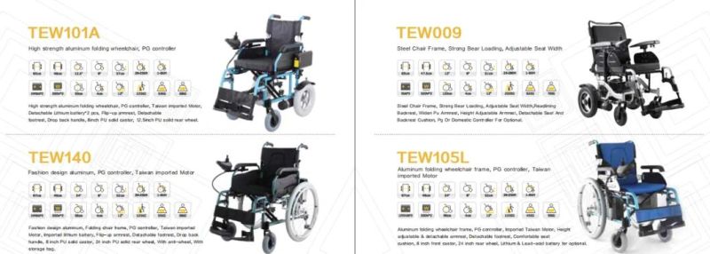 Strong Power Stair Climbing Offroad Electric Wheelchair for Elderly Disabled