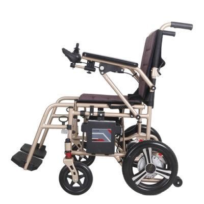Magnesium Alloy Portable Hospital Electric Folding Wheelchair