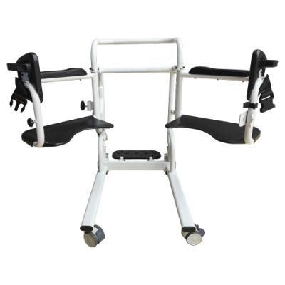 New Product Electric Patient Transfer Lift Commode Toilet Bath Chair with Wheels for Disabled