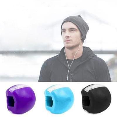 Custom Logo Color Neck Toning Trainer Jawline Exercise Ball