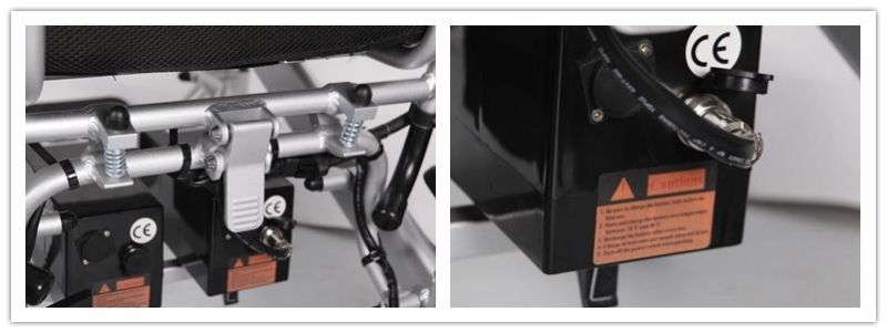 Detachable Controller Power Wheelchair for Handicapped