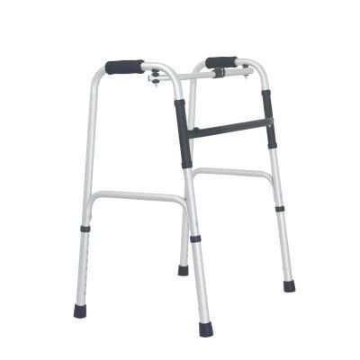 Reciprocal Swing Walker Aluminium Mobility Walking Aids Foldable Frame Elderly Walker