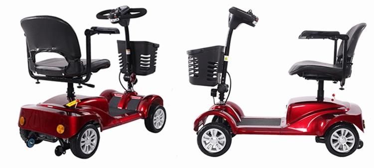 Hot Sell 200W-500W Four Wheels Handicapped Scooter Mobility Scooter Wheels