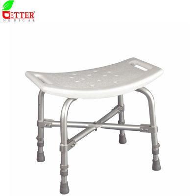 Height Adjustable Bariatric Heavy Duty Aluminum Anodized Shower Stool