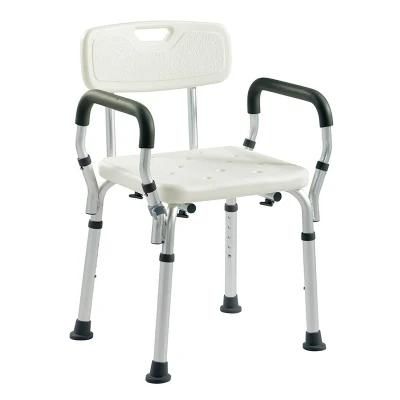 Aluminum Shower Chair Lightweight Bath Seat Used in Bathroom