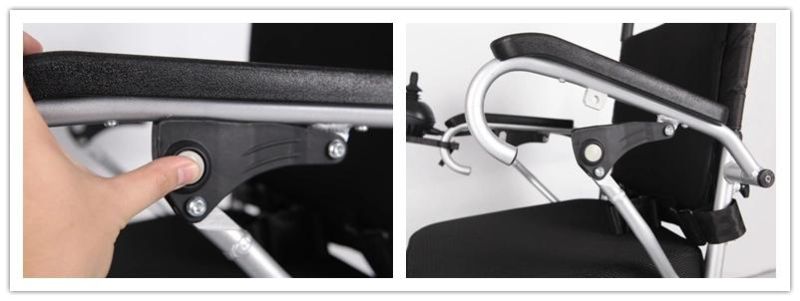 Removable Folding Hot-Pin Electric Wheelchair