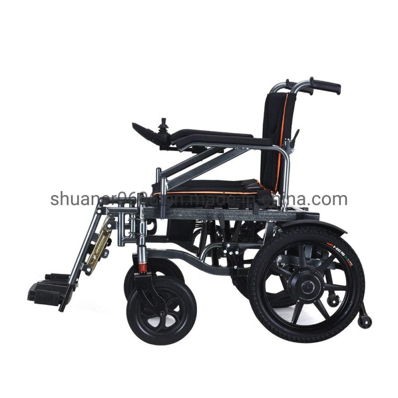 New Medical Equipment Foldable Electric Wheelchair Aluminum Lightweight Power Wheel Chair Power Wheelchair