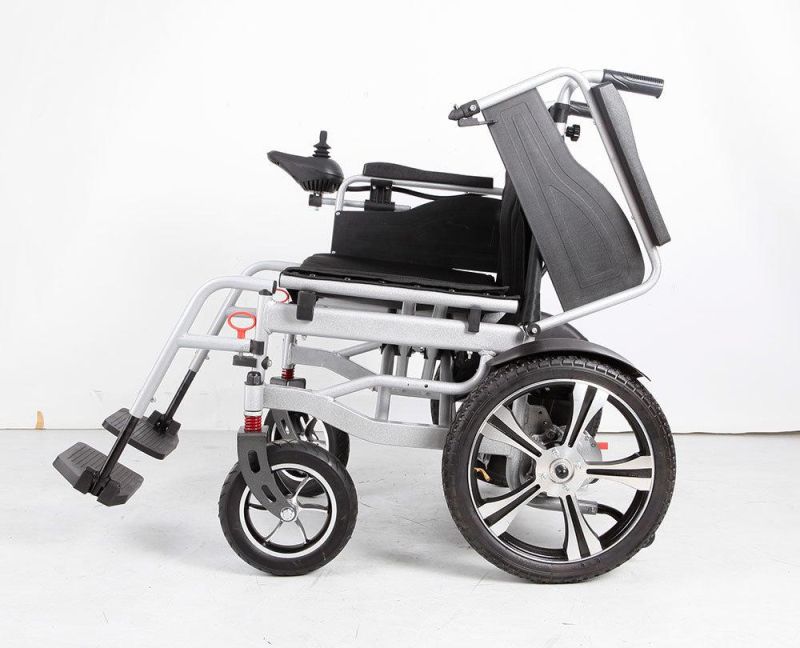 Rehabilitation Therapy Supplies Motorized Foldable Electric Wheelchair for Adults