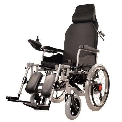 High Quality Motor Folding Handicapped Electric Lightweight Wheelchair