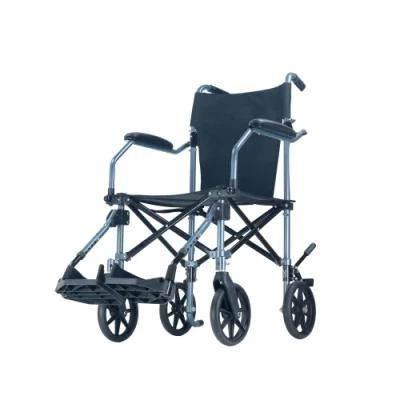 Aluminum Light Weight Travel Manual Wheelchair with Traveling Trolly Bag