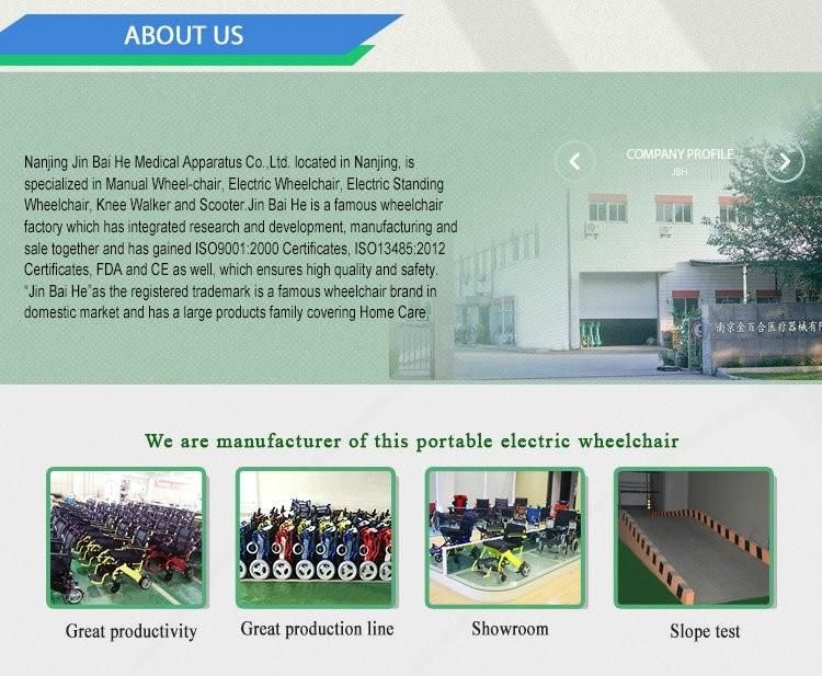 Physical Therapy Equipments Lightest Electronic Powered Wheelchairs Made in China