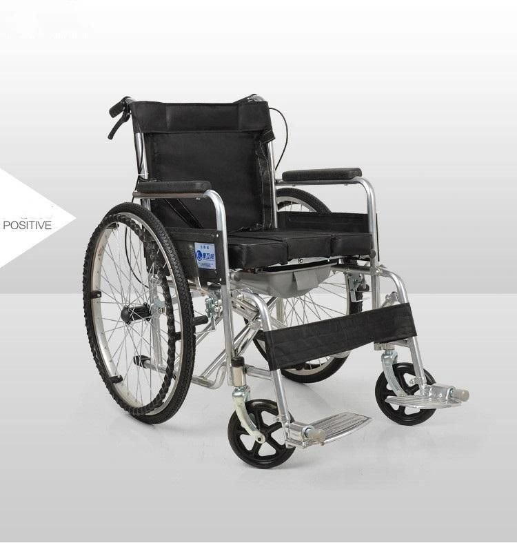 Low Price Manual Wheelchair Conventional Folding Wheel Chair