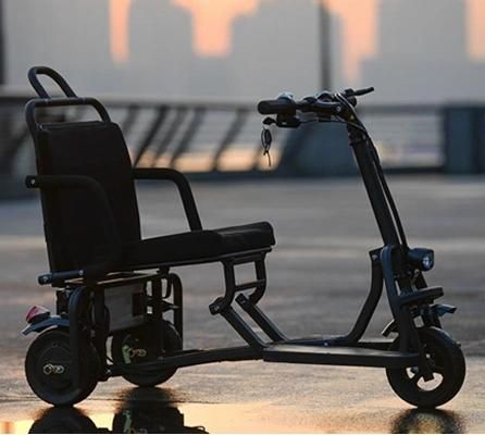 Aluminum Lightweight Folding 3 Wheel Electric Scooter for Adults Wheelchair