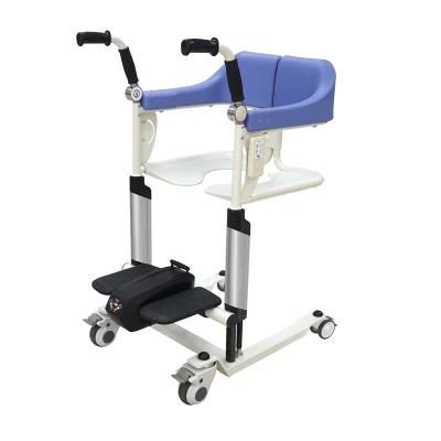 Handicapped Bathroom Electric Patient Transfer Lift Toilet Chair Wheelchair Commode