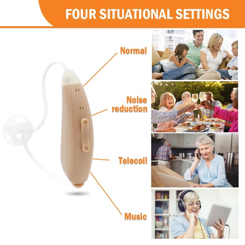 Remote Control Wireless Digital Mini Battery OE Hearing Aid