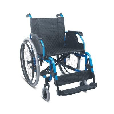 Homecare Medical Handicapped Elder Equipment Aluminum Manual Wheelchair for Disabled