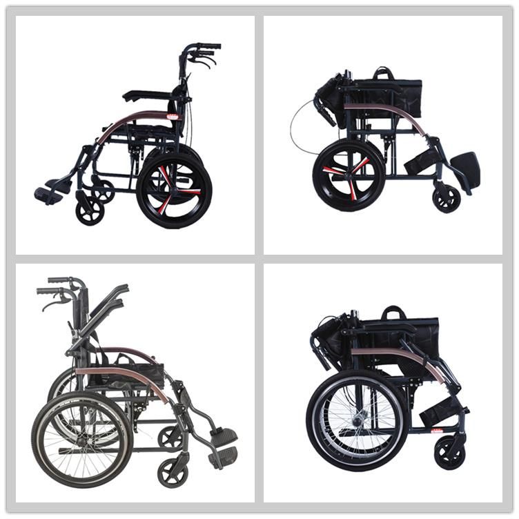 Cheap Foldable Manual Folding Wheelchair for Handicap Person
