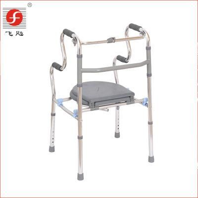 Aluminum Lightweight Walking Aid Rollator Walker Medical Health Care