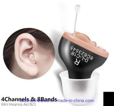 High Performance Mini Rechargeable Portable 2X1.4cm Audiphone Hearing Aids Bme Ha01
