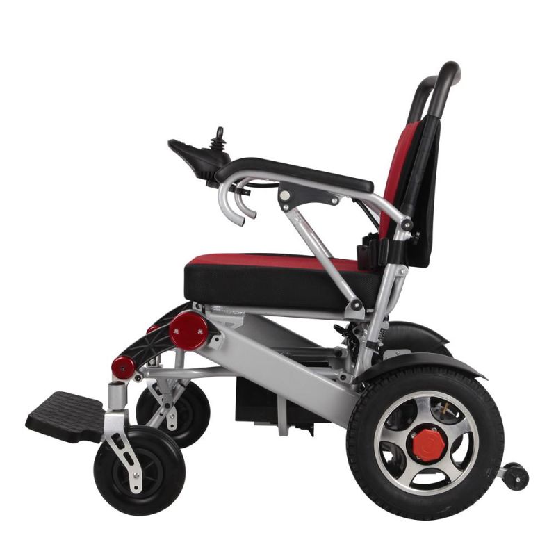 Medical Lightweight Folding Electric Wheelchair with 24V