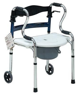 Europe Design Multifunctional Rehabilitation Medical Equipment Chair Have Backrest Widder H Bar Shower Commode Chair