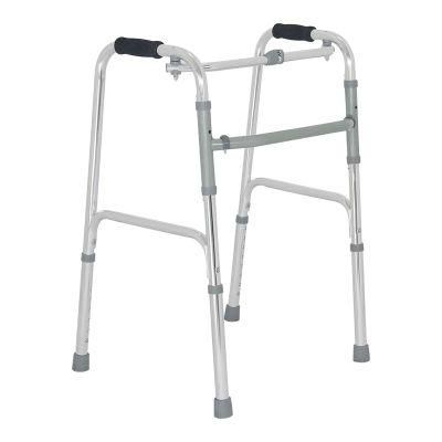 Lightweight Standing Mobility Walking Aid Aluminum Folding Walker for Disabled