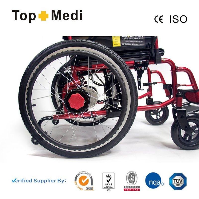 Portable Foldable Lightweight Lithium Battery Wheelchair