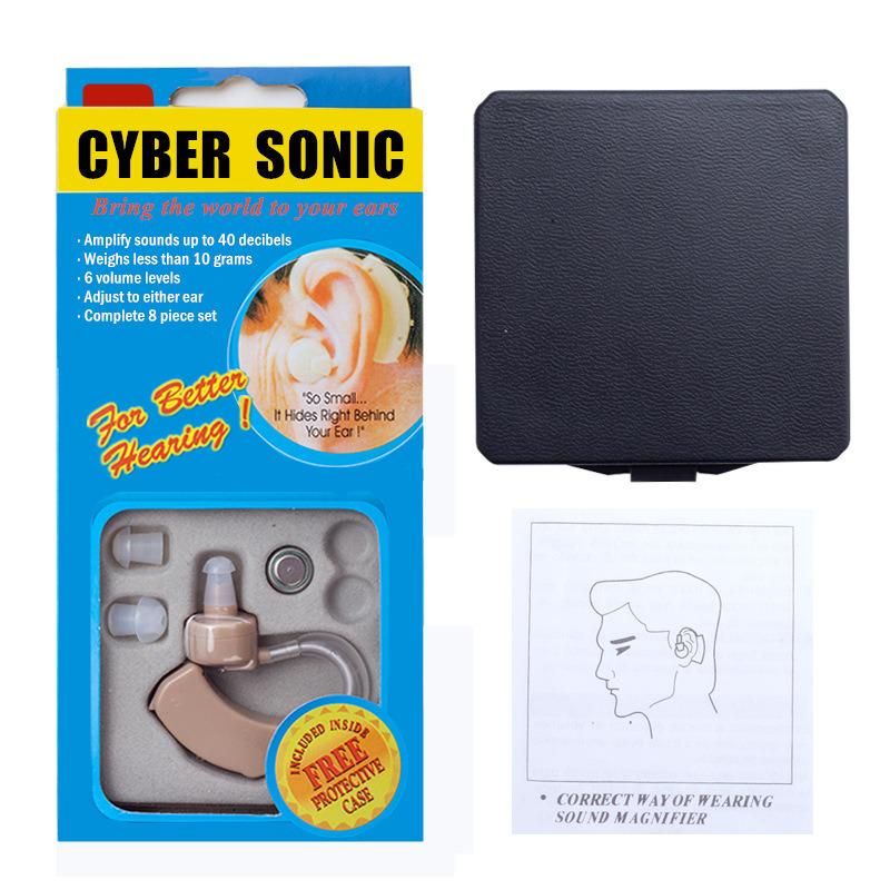 Cheap Cyber Sonic Hearing Sound Amplifier Device Aid Deaf Ear Amplification Behind The Ear Axon Hearing Aid Product Wholesale Price Earsmate 21CS