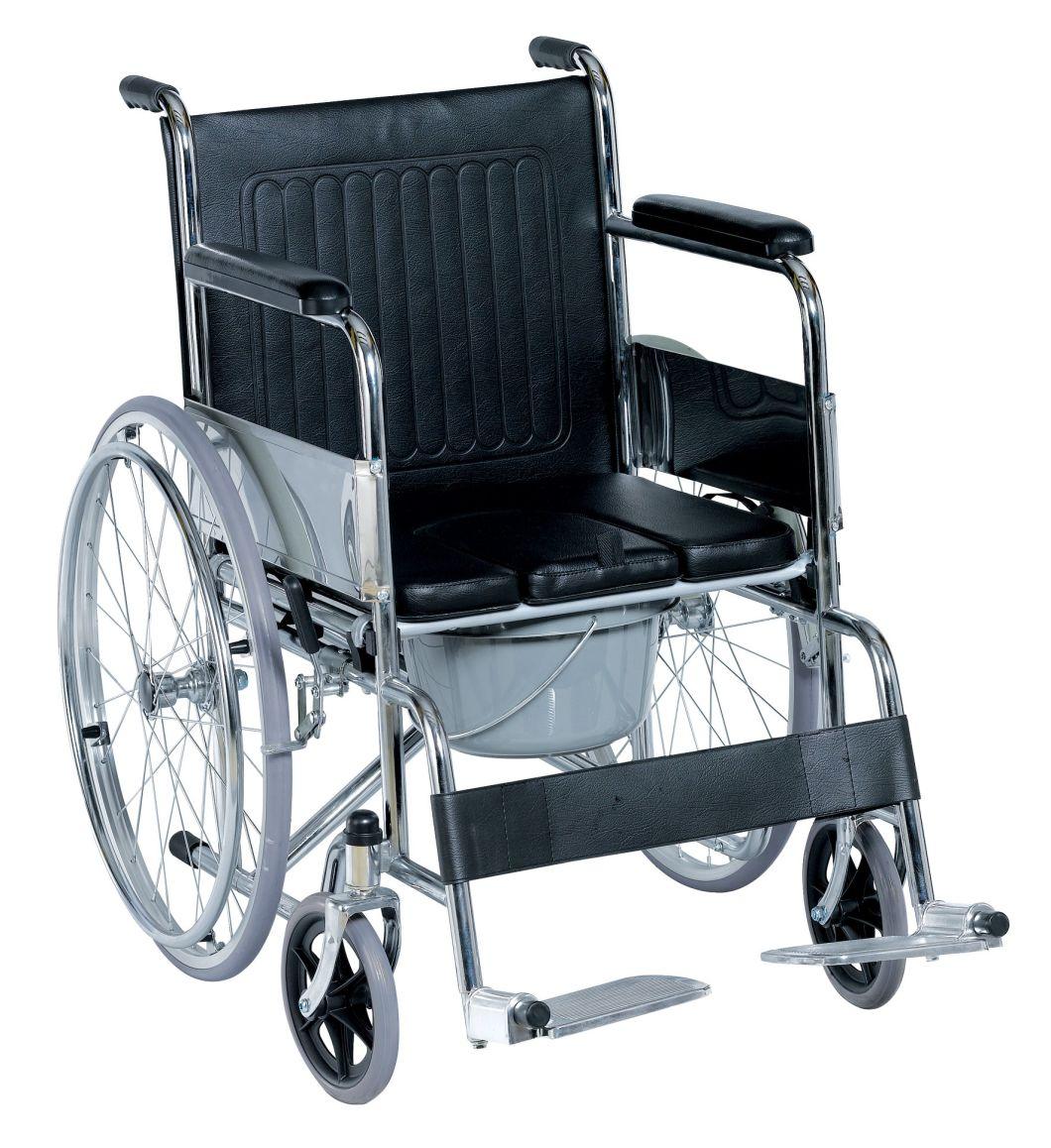 Handicapped Hospital Folding Manual Lightweight Wheelchair