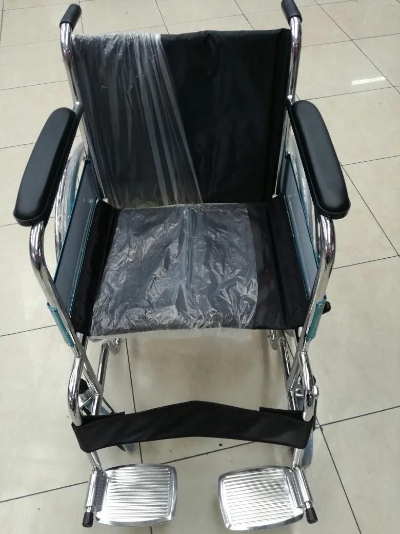 Medical Equipment Folding Manual Aluminum Handicapped Wheelchair