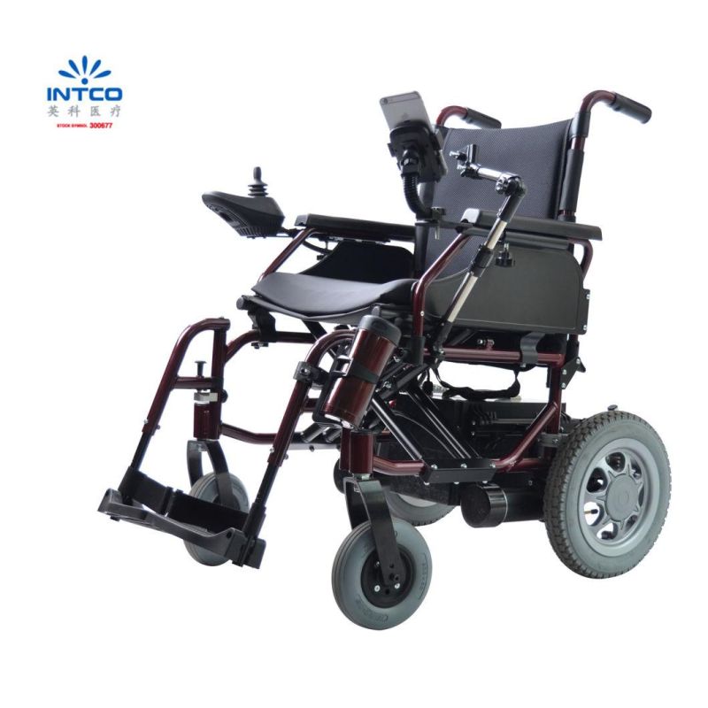 Medical Equipment Aluminum Folable Standard Electric Power Wheelchair