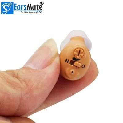 in Ear Mini Non Programmable Hearing Aid Rechargeable
