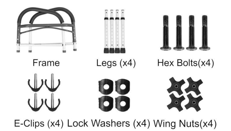 Commode Chair- Bathroom Safety Toilet Rail, Adjustable Toilet Safety Frame-Commode Chair